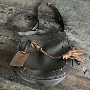 Vintage Chloe crossbody bag with tassel